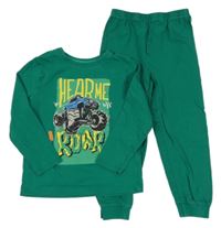 Zelené pyžama s monster truckem zn. Primark