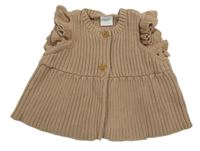 Béžová pletená prepínaci vesta Next