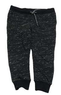 Černé melírované tepláky H&M