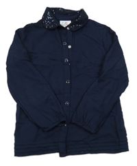 Tmavomodrá blúzka s flitrami Topolino