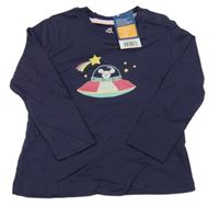 Nové - Tmavomodré triko s vesmírem Lupilu