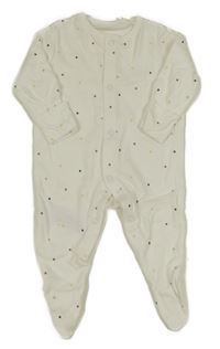 Biely overal s bodkami Primark