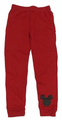 Červené tepláky s Mickeym Disney