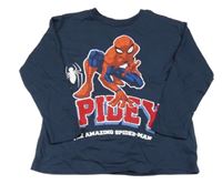 Tmavomodré triko se Spider-manem Marvel