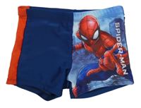 Tmavomodro-červené nohavičkové plavky se Spider-manem Marvel