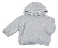 Sivá melírovaná oversize mikina s kapucňou Matalan