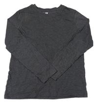 Tmavosivé tričko H&M