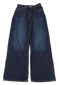 Tmavomodréwide leg rifle H&M