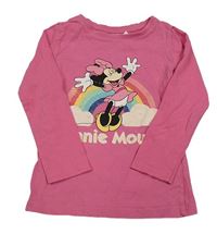 Ružové tričko s Minnie Disney
