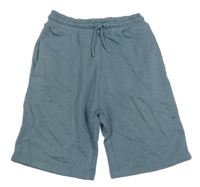 Šedomodré teplákové kraťasy Next