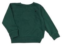 Smaragdová mikina s dinosaurom Next