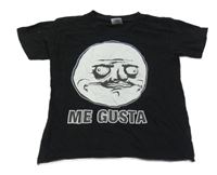 Čierne tričko s potlačou B&C