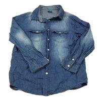 Modrá lehká riflová košile Y.F.K.