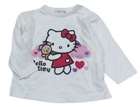Biele tričko s Hello Kitty zn. Sanrio