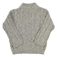 Svetlosivý melírovaný sveter Primark