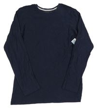 Nové - Tmavomodré tričko Matalan