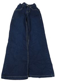 Tmavomodré široké rifle C&A