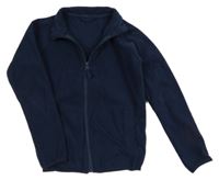 Tmavomodrá fleecová prepínaci mikina St. Bernard