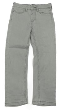 Svetlosivé slim fit rifle H&M