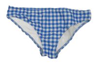 Modro-biele kockované plavkové nohavičky Calzedonia