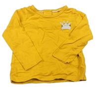 Žlté tričko s krávou Lupilu