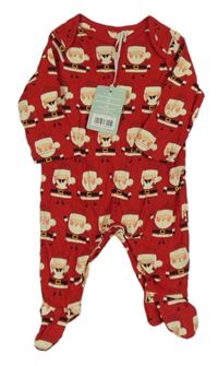 Nové - červený overal so Santou Miniclub