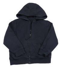 Tmavomodrá prepínaci mikina s kapucňou F&F