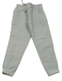 Šedé melírované tepláky 