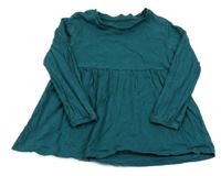 Tmavozelené bavlnené šaty Matalan