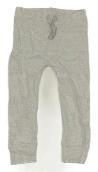 Sivé pruhované ľahké tepláky George