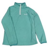 Zelenomodrá fleecová funkčná mikina s logom Regatta