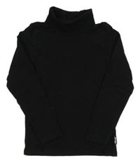 Čierne tričko s rolákom