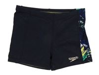 Tmavomodré nohavičkové chlapčenské plavky Speedo