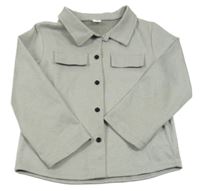 Světlešedá tepláková košile Shein