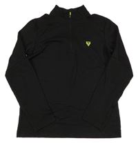 Čierne športové tričko s potlačou Urban