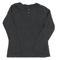 Antracitové tričko H&M