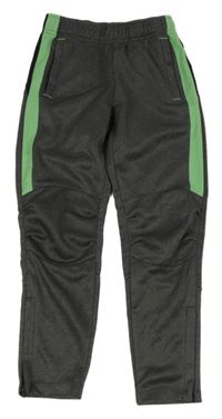 Tmavošedo-zelené sportovní tepláky Manguun