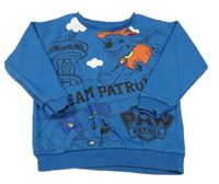 Tmavomodrá mikina - Tlapková patrola George