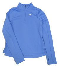 Světlemodrá sportovní mikina s logem Nike