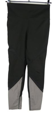 Dámske tmavošedo-sivé športové legíny H&M