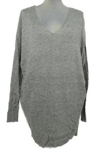 Dámska sivá svetrová vlnená tunika Atmosphere