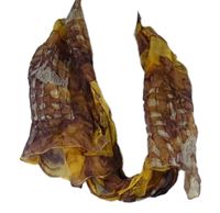 Dámska žlto-vínová vzorovaná šifónová šál