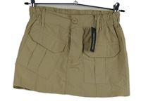 Nové - Dámska béžová minisukňa s vreckami PrettyLittle Thing vel. 32