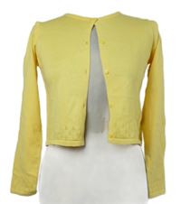 Dámské žluté svetrové propínací bolerko Inxtenso 