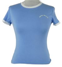 Dámske svetlomodré tričko s logom Jack Wills