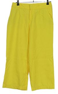 Dámske žlté culottes nohavice s. Oliver