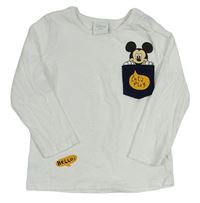 Biele tričko s Mickey Mousem Disney