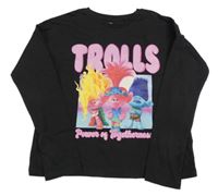 Čierne tričko s Trolls