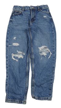 Modré mom rifle s prošoupáním Denim Co.