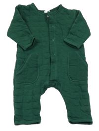 Zelená prešívaná tepláková kombinéza H&M